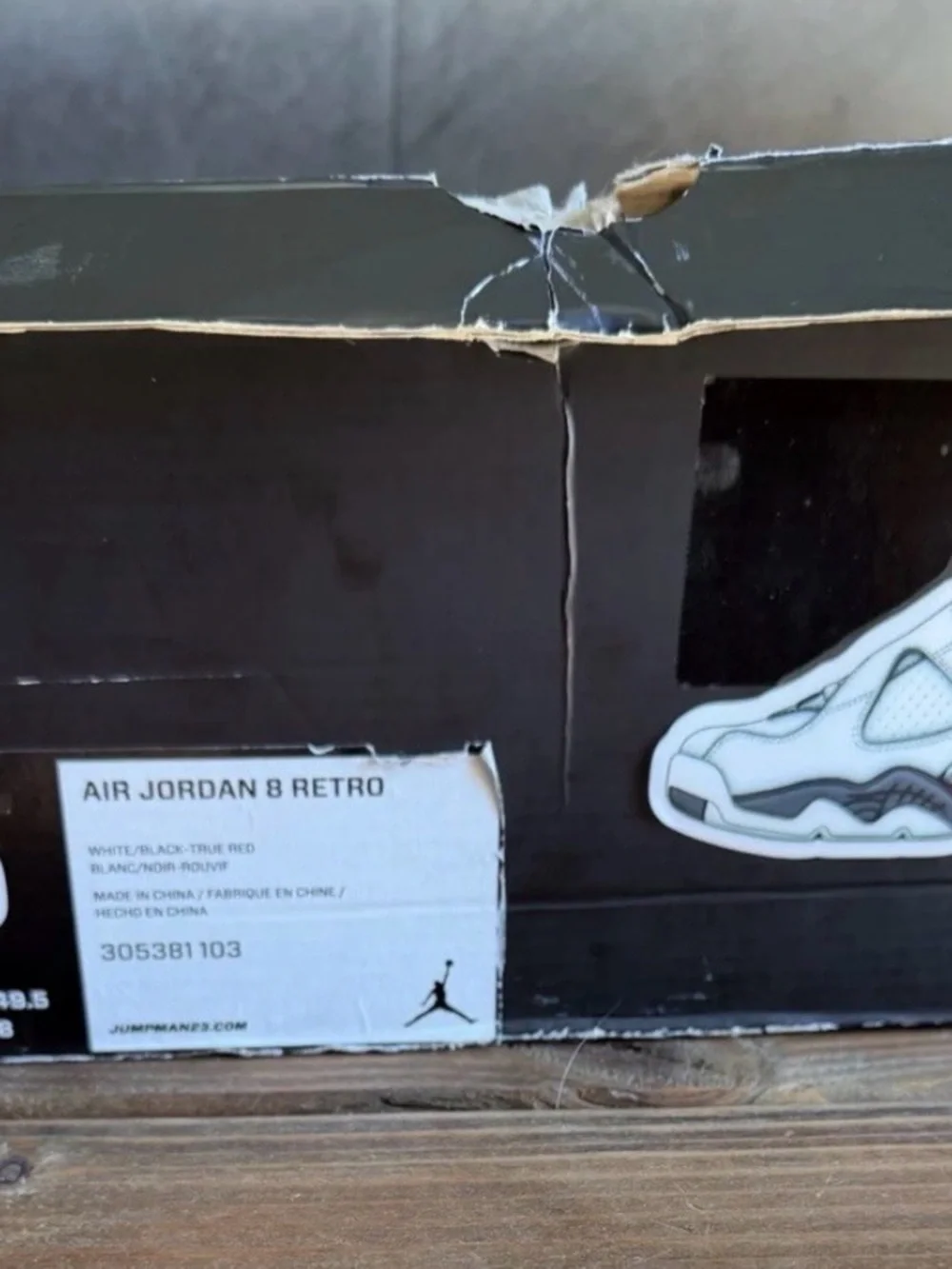 Jordan 8 “Bugs Bunny” Retro 2013 Men’s Size 15